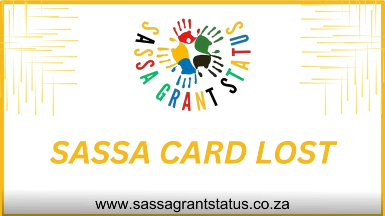 SASSA CARD LOST