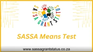 SASSA Means Test