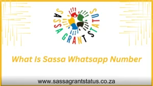 What Is Sassa Whatsapp Number